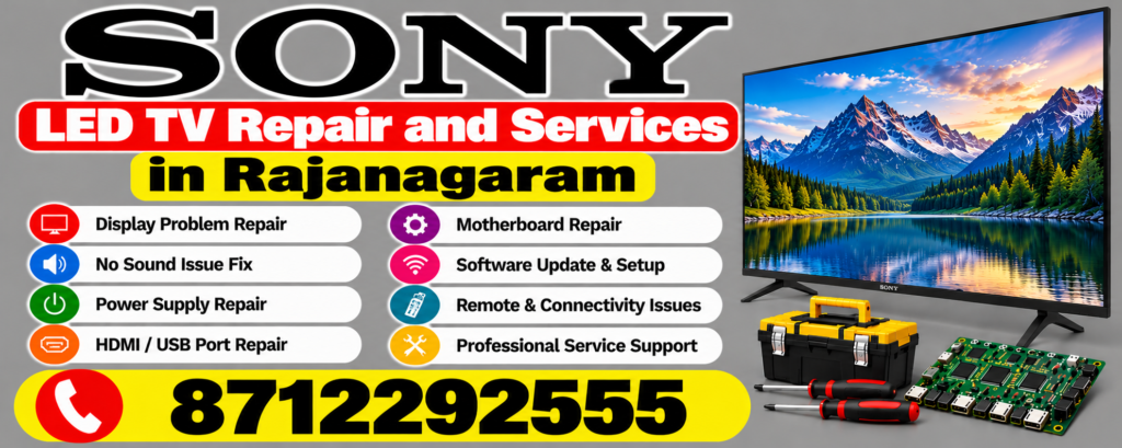 Best Sony LED TV Repair and Services in Rajanagaram